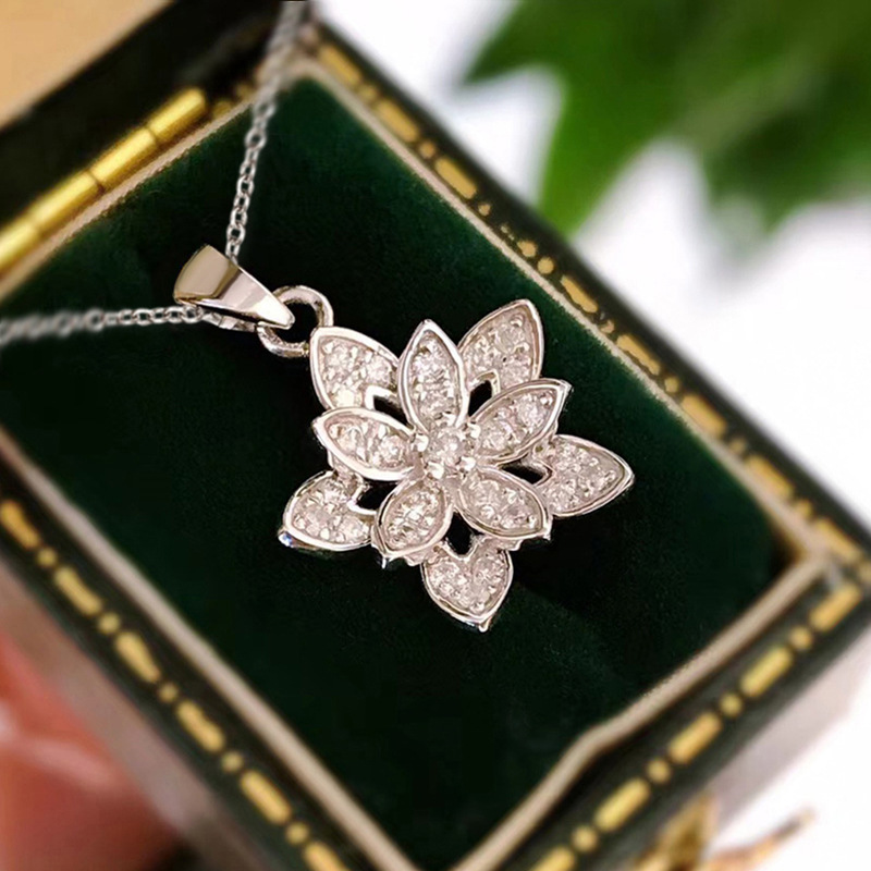 Naszyjnik ze srebra próby 925  – Birth Flower Necklace recenzja i cena
